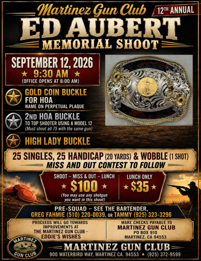 Ed Aubert Memorial Shoot Flyer
